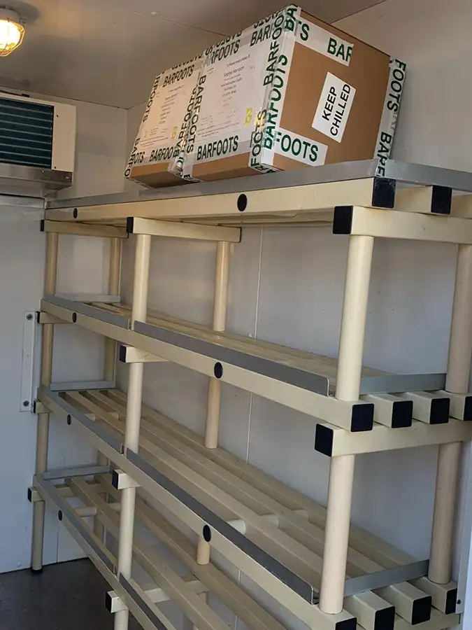 freezer Trailer Hire from Cold fleet trailers all come with internal racking<br />
 